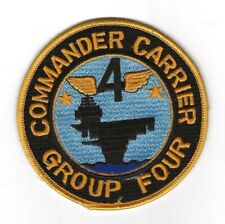 USN COMMANDER CARRIER GROUP FOUR patch picture