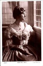 VALLI VALLI GAZING OUT A WINDOW : SILENT FILM & STAGE ACTRESS : RPPC  1908 picture