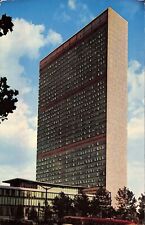1960s United Nations Headquarters Secretariat Building UN Library Postcard picture