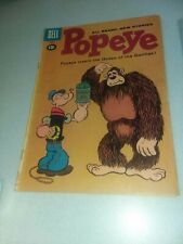 Popeye #58 dell 1961 Silver age classic comics meets the Queen of the Gorillas  picture
