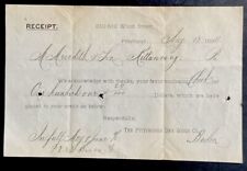 1894 Receipt M Merridith & Son Kittanning Pa Pittsburgh Dry Goods #b7 picture