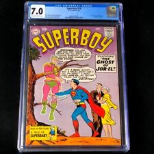 SUPERBOY #78 (DC 1960) 💥 CGC 7.0 💥 Origin of Superboy & Mr. Mxyzptlk's Costume picture