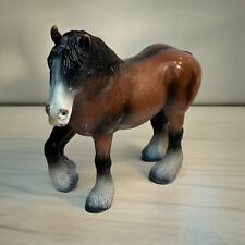 Schleich Germany Clydesdale Shire Stallion Horse 2000 Brown 13247 Toy Figure picture