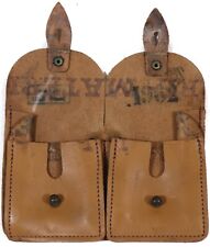 Authentic French Military Military Mas 49/56 Leather Ammo Pouch Magazine Rifle picture