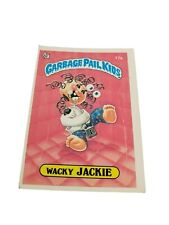 VTG 1985 Wacky Jackie # 17a Topps Garbage Pail kids GPK series 1 sticker card SN picture