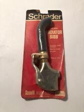 Vintage Schrader Fill Spout Radiator Bibb NOS Black Tip picture