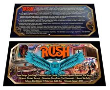 Stern Rush Pro Pinball Custom Apron Information and Instructions Card picture