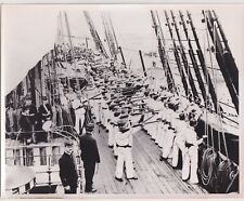 U.S. NAVAL ACADEMY MIDSHIPMEN Aboard Frigate * CLASSIC 1897 ANNAPOLIS MD Photo picture