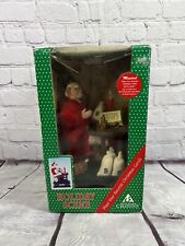 vtg 90's Holiday Creations Holiday Scene Dickens Scrooge Music Christmas Miser picture