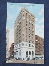 1915 Hartford Connecticut National Bank Building Postcard & Cancel picture
