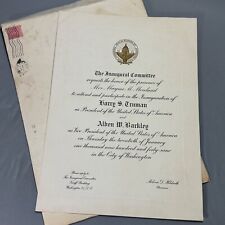 1949 Harry Truman Inauguration Invitation picture