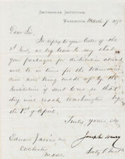 JOSEPH HENRY - MANUSCRIPT LETTER SIGNED 03/07/1841 picture