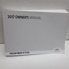 2017 Kia Sorento Owners Manual book picture