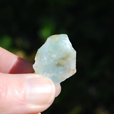 26ct 29mm Blue Peruvian Opal Crystal, Natural Raw Blue Andean Opal, Peru d5 picture