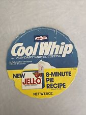Vintage Cool Whip cardboard insert eight minute fruity pie recipe recipe picture