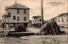 Raising Galveston TX Grade, Pumping in Filling c1907 Vtg Postcard P56 picture