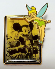 Disneyland 2002 Walt Disney 100th Birthday Mickey Tinker Bell Portrait Pin picture
