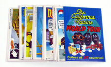 1988 CALRAB / Zoot The California Raisins World Tour Sticker Set (25) Nm/Mt picture
