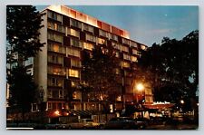 Holiday Inn Washington DC Hotel Motel Downtown Vintage Postcard Night View  picture
