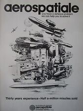 4/1982 PUB AEROSPACE TACTICAL CRAFT MISSILES EXOCET TARGET C22 AS 30L AD picture