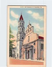 Postcard Old Cathedral St. Augustine Florida USA picture