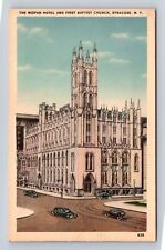 Syracuse NY-New York, Mizpah Hotel First Baptist Church Antique Vintage Postcard picture