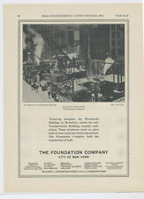 1927 Foundation Company Advertisement: Transportation Bldg., New York City Pic picture