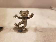 Hudson Pewter Walt Disney Mickey Mouse Figurine Dancing Vintage picture
