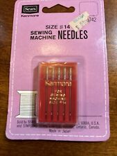 5 Vintage Sears Kenmore Sewing Machine Needles Size  #14 NEW in Box picture