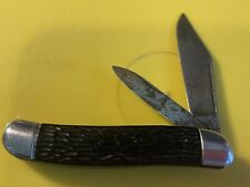 Vintage Hammer Brand 2 Blade Jack Pocket Knife Snap On Both Blades, Clean ￼￼L33 picture