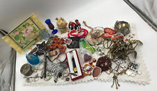 Junk Drawer Lot Jewelry Toys Knickknacks Vintage Original Art Craft Collect #5 picture