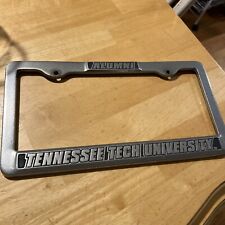 Vintage Tennessee Tech University Alumni License Plate Frame Metal picture