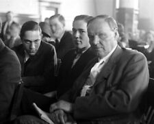 Nathan Leopold, Richard Loeb, and Clarence Darrow at Chicago Trial 1924 Photo picture