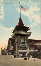 Chinatown Venice California CA Underground c1910 Postcard picture