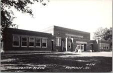 1940s Rushville, Illinois RPPC Real Photo Postcard 
