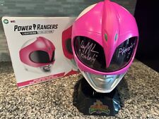 Pink Power Ranger AMY JO JOHNSON Signed Full Size Lightning MMPR Helmet  *PSA* picture