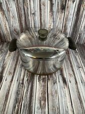Vintage Revere Ware 1801 4.5 Qt. Copper Bottom Stock Pot Dutch Oven & Lid picture