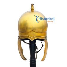 18GA Steel Greek Helmet - Medieval Chalcidian Knight Armor IMA-HLMT-080 picture
