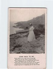 Postcard Woman by the Ocean Come Back To Me Poem picture