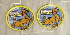 Vintage Zak Designs Scooby-Doo Child’s Melamine Plastic Plate Oval Set 2 picture