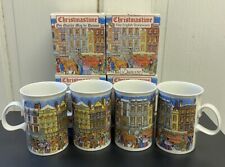 Dunoon Christmas Mug Set of 4 in Original Boxes Christmas Time England picture