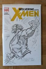 Wolverine And the X-Men #1 Paul Pelletier Original Wolverine Sketch VF/NM(LF005) picture