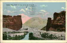 Postcard: Castle Gate, Utah, on line of D. R. G. R. R. picture
