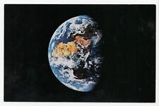 Astronaut's Photo of Earth from Apollo 11  Chrome Unposted Vintage Postcard picture