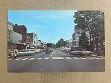 Postcard Lewisburg PA Pennsylvania Main Street Home Bucknell University Vintage picture
