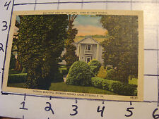  Unused Postcard: VIRGINIA #566 front view of Ash Lawn home of JAMES MONROE picture