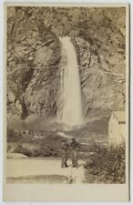 1871 CDV. Switzerland. Pissevache Waterfall. picture