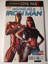 Invincible Iron Man #7, 2nd Print, 1st cameo Riri Williams/Ironheart, Est. VF/NM picture