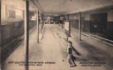 Bowling Alley Recreation Building West Boylston Mfg Co Easthampton MA Postcard picture