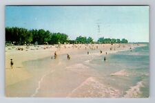 Clearwater Beach FL- Florida, Scenic Beach Area, Antique, Vintage c1960 Postcard picture